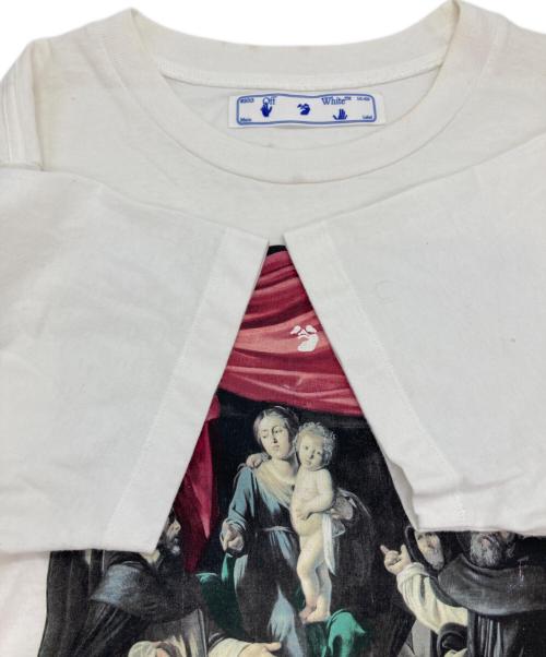 OFFWHITE（オフホワイト）OFFWHITE (オフホワイト) CARAVAGGIO PAINTING S/S TEE/プリントTシャツ ホワイト サイズ:Ｍの古着・服飾アイテム