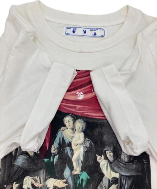 OFFWHITE（オフホワイト）OFFWHITE (オフホワイト) CARAVAGGIO PAINTING S/S TEE/プリントTシャツ ホワイト サイズ:Ｍの古着・服飾アイテム