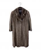 EMBAエンバ）の古着「ブルーアイリスミンクファーコート」｜ブラウン