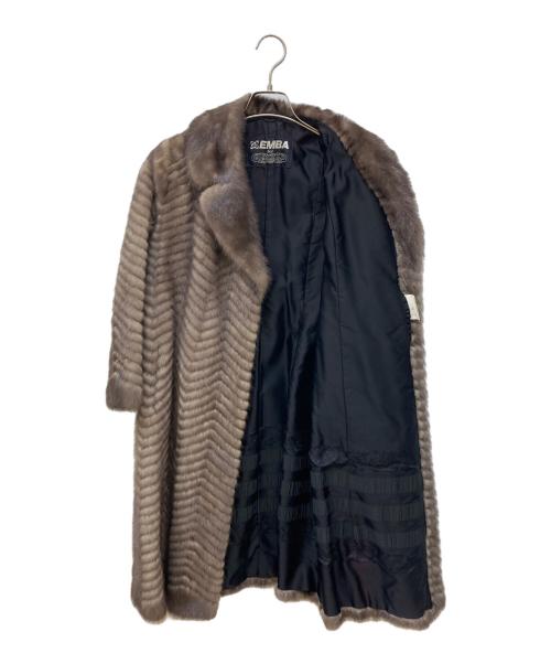 EMBA（エンバ）EMBA (エンバ) ブルーアイリスミンクファーコート ブラウン サイズ:11-05の古着・服飾アイテム