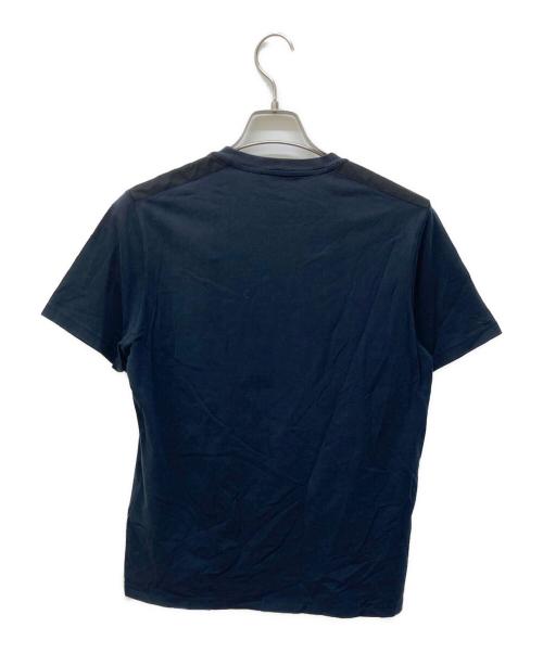 PRADA（プラダ）PRADA (プラダ) ナイロン切替ポケットTシャツ ネイビー サイズ:Sの古着・服飾アイテム