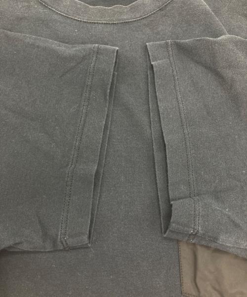 PRADA（プラダ）PRADA (プラダ) ナイロン切替ポケットTシャツ ネイビー サイズ:Sの古着・服飾アイテム