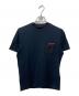 PRADA（プラダ）の古着「ナイロン切替ポケットTシャツ」｜ネイビー