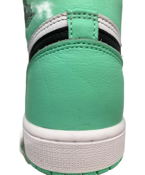 NIKE（ナイキ）NIKE (ナイキ) Air Jordan 1 High OG ブラック×グリーン サイズ:27㎝の古着・服飾アイテム