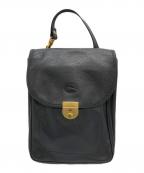 LONGCHAMPロンシャン）の古着「レザーハンドバッグ」｜ブラック