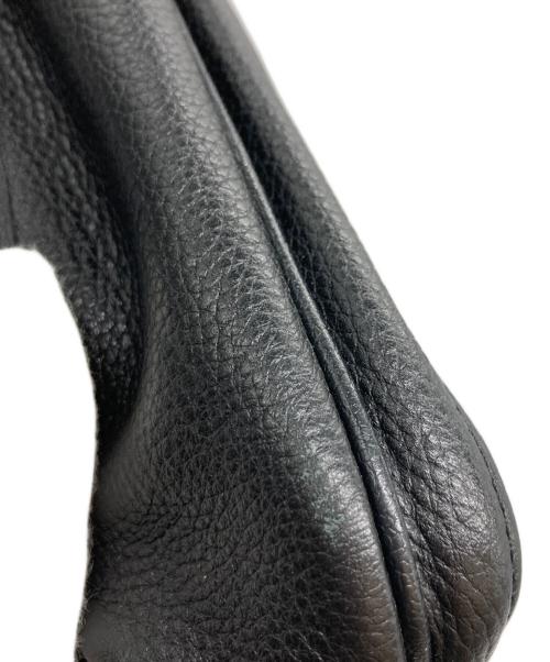 LONGCHAMP（ロンシャン）LONGCHAMP (ロンシャン) レザーハンドバッグ ブラックの古着・服飾アイテム