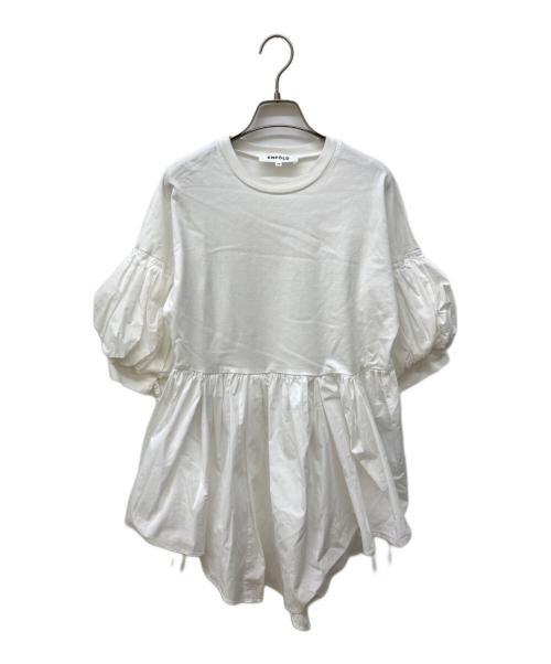 ENFOLD（エンフォルド）ENFOLD (エンフォルド) チュニックカットソー ネイビー サイズ:Mの古着・服飾アイテム