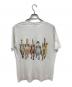 PRINTS OF TAILS (プリンツ・オブ・テイルズ) 90'sアニマルプリントTシャツ ホワイト サイズ:L：4500円