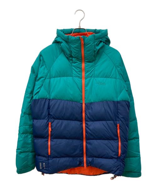 Rab（ラブ）Rab (ラブ) ダウンジャケット ネイビー×グリーン サイズ:XLの古着・服飾アイテム