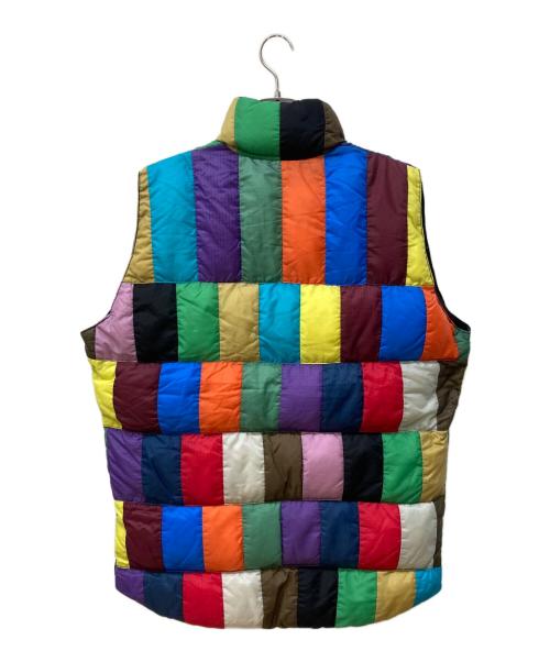 KLUANE（クルアネ）KLUANE (クルアネ) クレイジーパターンダウンベスト マルチカラー サイズ:Lの古着・服飾アイテム