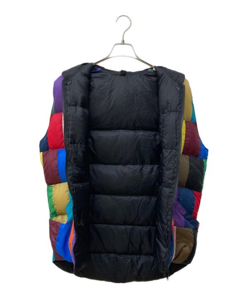 KLUANE（クルアネ）KLUANE (クルアネ) クレイジーパターンダウンベスト マルチカラー サイズ:Lの古着・服飾アイテム