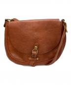 IL BISONTEイル ビゾンテ）の古着「レザーショルダーバッグ」｜ブラウン