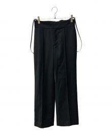 Bluelea（ブルレア）の古着「センターシームパンツ」｜ブラック