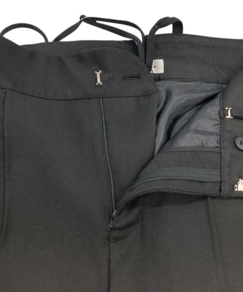 Bluelea（ブルレア）bluelea (ブルレア) センターシームパンツ ブラック サイズ:Ｓ 未使用品の古着・服飾アイテム