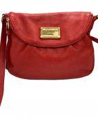 Marc by Marc Jacobsマークバイマークジェイコブス）の古着「レザーショルダーバッグ」｜レッド