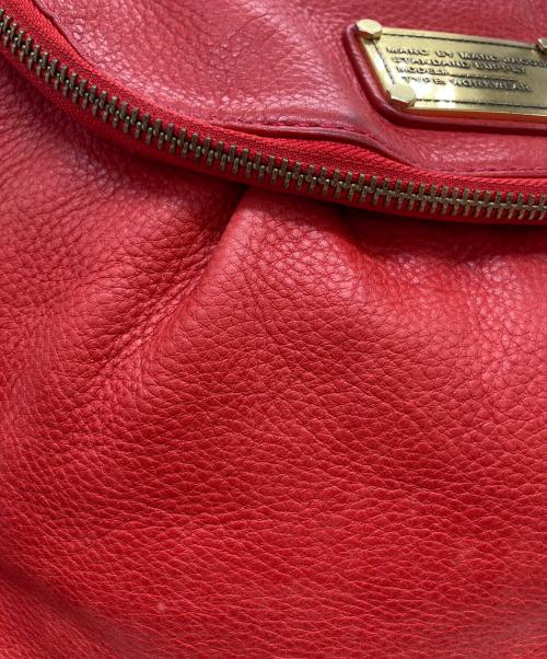 Marc by Marc Jacobs（マークバイマークジェイコブス）Marc by Marc Jacobs (マークバイマークジェイコブス) レザーショルダーバッグ レッドの古着・服飾アイテム