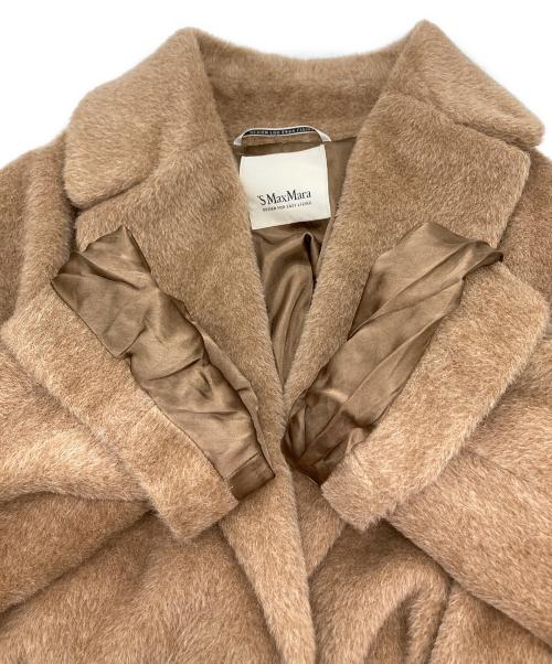 'S Max Mara（エスマックスマーラ）'S Max Mara (エスマックスマーラ) アルパカウールコート ブラウン サイズ:44の古着・服飾アイテム