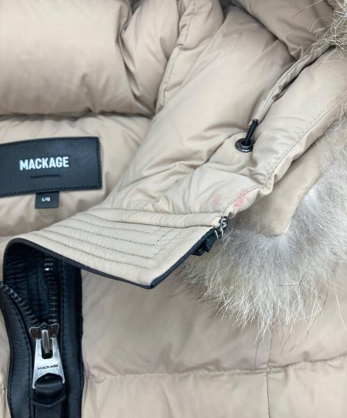 mackage（マッカージュ）mackage (マッカージュ) CALLA-C/ダウンコート ベージュ サイズ:Lの古着・服飾アイテム