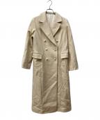 coombクーム）の古着「パールボタンコート」｜ベージュ