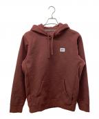 Patagoniaパタゴニア）の古着「ショップ・ステッカー・アップライザル・フーディ」｜ブラウン