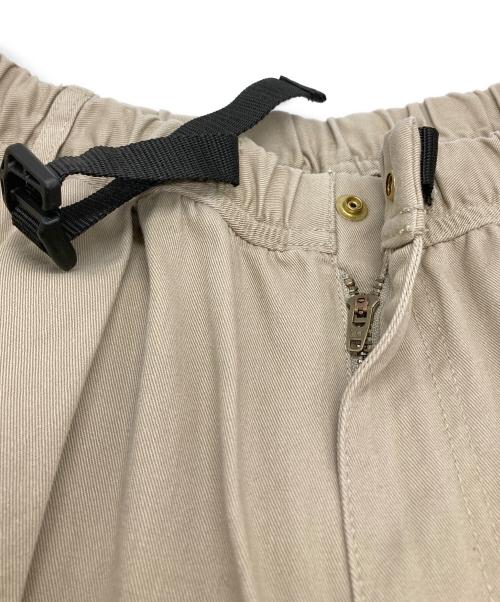 BEAMS（ビームス）BEAMS (ビームス) ワイドストレートプリーツ バルーンチノパンツ ベージュ サイズ:‐の古着・服飾アイテム