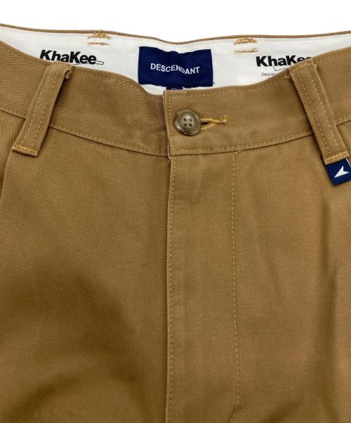 DESCENDANT（ディセンダント）DESCENDANT (ディセンダント) 2タックチノパン ベージュ サイズ:1の古着・服飾アイテム