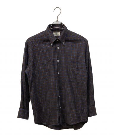 中古・古着通販】HERMES (エルメス) フランネルチェックシャツ