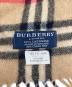 BURBERRY LONDON (バーバリーロンドン) カシミヤマフラー ベージュ×ブラック サイズ:-：6000円