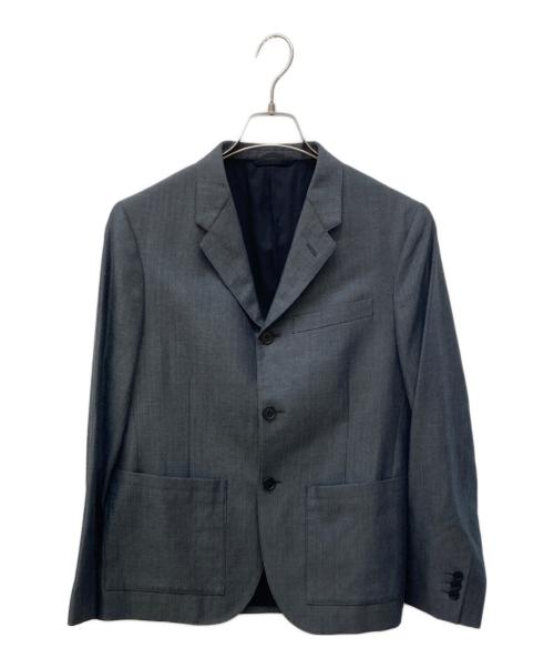 MARGARET HOWELL（マーガレットハウエル）MARGARET HOWELL (マーガレットハウエル) FOX BROTHERS (フォックスブラザーズ) 3Bテーラードジャケット グレー サイズ:Ｓの古着・服飾アイテム