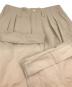 中古・古着 AURALEE (オーラリー) SUPER FINE WOOL COTTON TWILL SLACKS/スラックス ベージュ サイズ:3：16000円