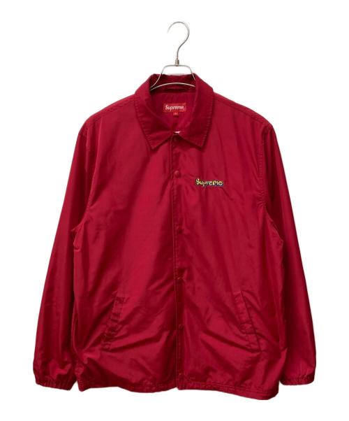 SUPREME（シュプリーム）SUPREME (シュプリーム) コーチジャケット レッド サイズ:Lの古着・服飾アイテム