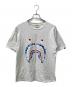 A BATHING APE（アベイシングエイプ）の古着「シャークプリントTシャツ」｜ホワイト