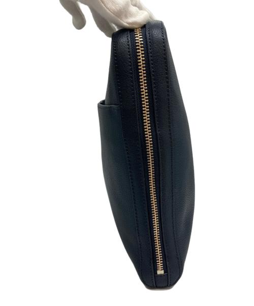 PAUL SMITH（ポールスミス）PAUL SMITH (ポールスミス) マルチストライプクラッチバッグ ネイビーの古着・服飾アイテム