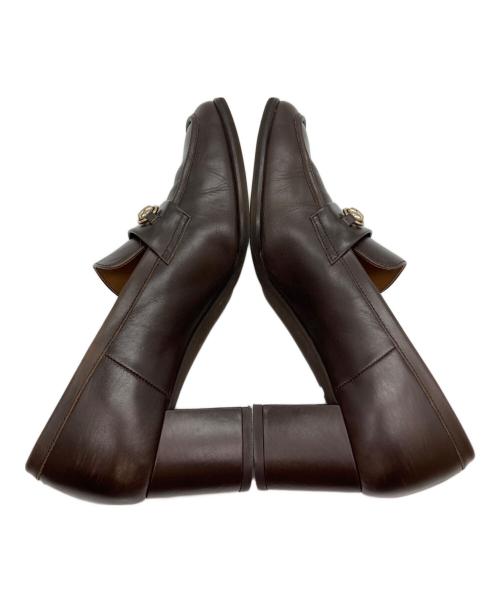 MACKINTOSH（マッキントッシュ）MACKINTOSH (マッキントッシュ) ヒールローファー ブラウン サイズ:24の古着・服飾アイテム