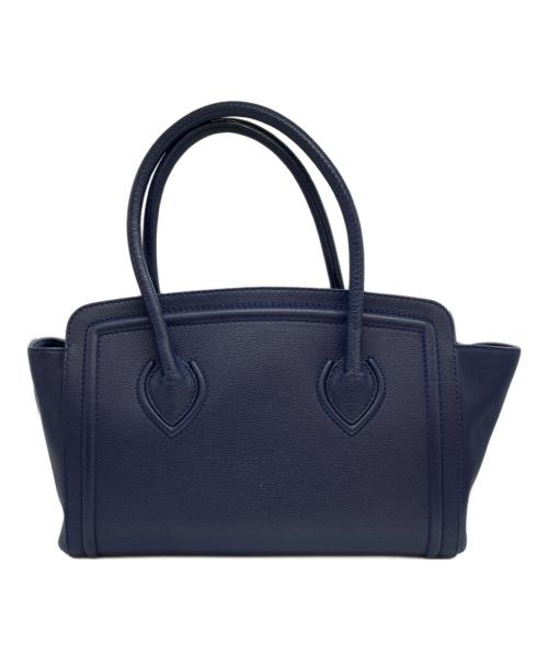 FURLA（フルラ）FURLA (フルラ) レザートートバッグ ネイビーの古着・服飾アイテム