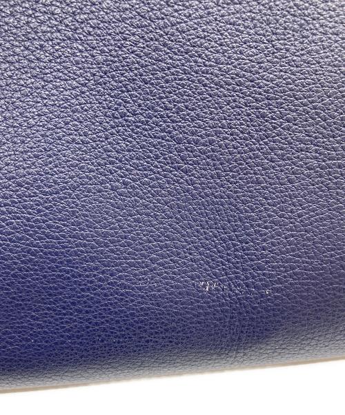 FURLA（フルラ）FURLA (フルラ) レザートートバッグ ネイビーの古着・服飾アイテム