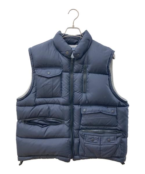CHAPS RALPH LAUREN（チャップス ラルフローレン）CHAPS RALPH LAUREN (チャップス ラルフローレン) マルチポケットダウンベスト ネイビー サイズ:Lの古着・服飾アイテム