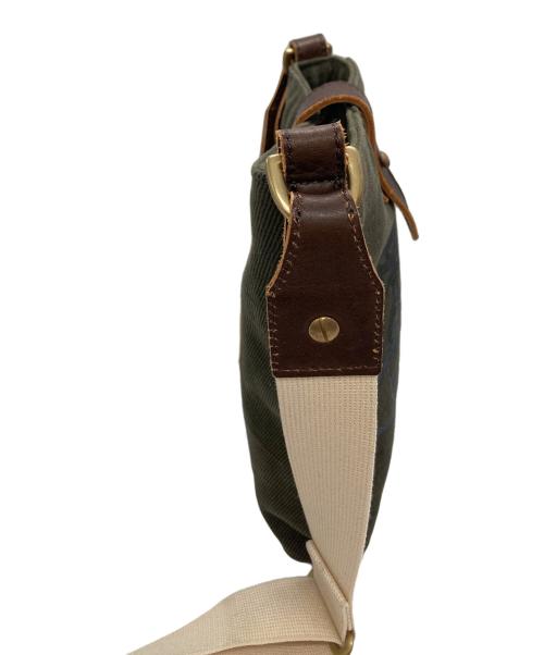 Vivienne Westwood（ヴィヴィアンウエストウッド）Vivienne Westwood (ヴィヴィアンウエストウッド) オーブプリントキャンバスショルダーバッグ カーキの古着・服飾アイテム