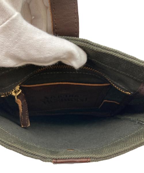 Vivienne Westwood（ヴィヴィアンウエストウッド）Vivienne Westwood (ヴィヴィアンウエストウッド) オーブプリントキャンバスショルダーバッグ カーキの古着・服飾アイテム