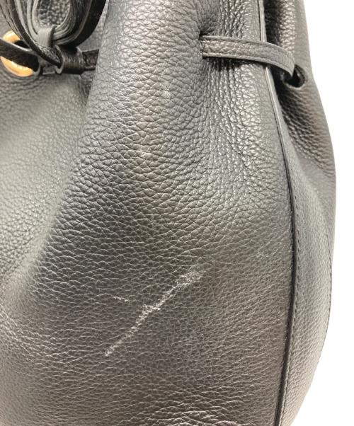 FURLA（フルラ）FURLA (フルラ) 巾着ハンドバッグ ブラックの古着・服飾アイテム