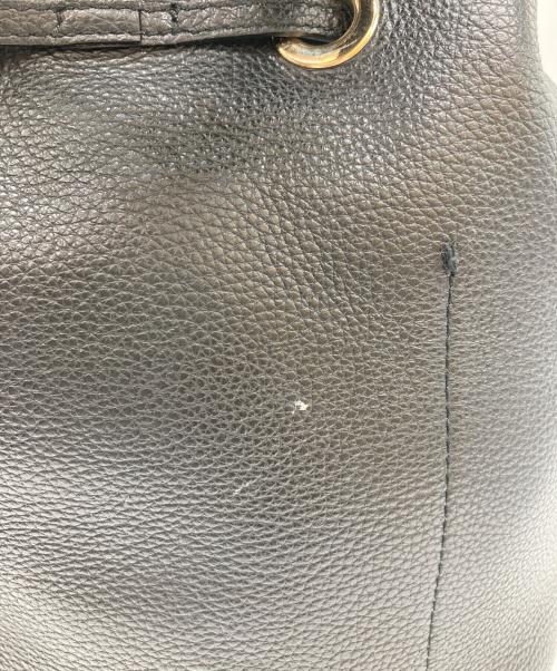 FURLA（フルラ）FURLA (フルラ) 巾着ハンドバッグ ブラックの古着・服飾アイテム