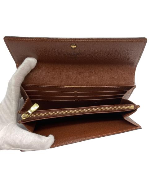 LOUIS VUITTON（ルイ ヴィトン）LOUIS VUITTON (ルイ ヴィトン) 長財布 ブラウンの古着・服飾アイテム