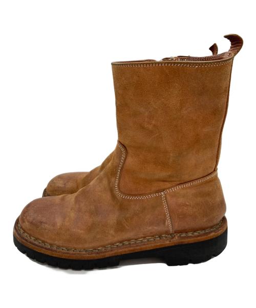 GUIDI&ROSELLINI（グイディ＆ロゼリーニ）GUIDI&ROSELLINI (グイディ＆ロゼリーニ) サイドジップブーツ ブラウン サイズ:40の古着・服飾アイテム