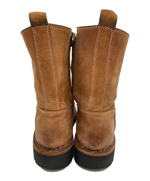 GUIDI&ROSELLINI（グイディ＆ロゼリーニ）GUIDI&ROSELLINI (グイディ＆ロゼリーニ) サイドジップブーツ ブラウン サイズ:40の古着・服飾アイテム