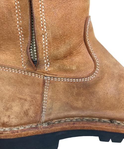 GUIDI&ROSELLINI（グイディ＆ロゼリーニ）GUIDI&ROSELLINI (グイディ＆ロゼリーニ) サイドジップブーツ ブラウン サイズ:40の古着・服飾アイテム