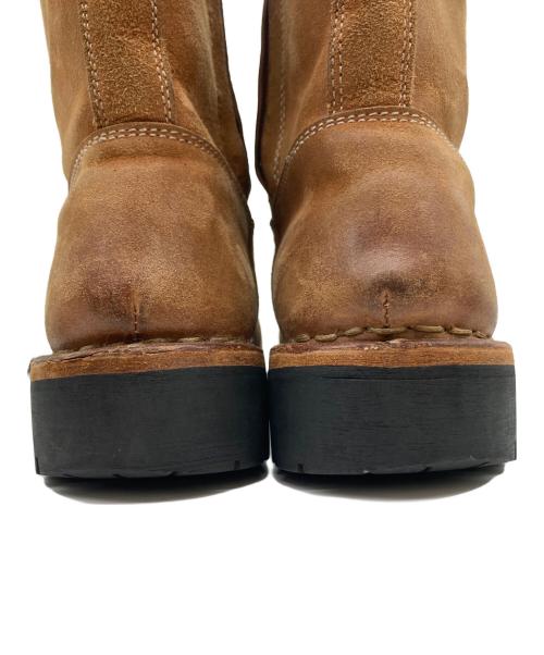 GUIDI&ROSELLINI（グイディ＆ロゼリーニ）GUIDI&ROSELLINI (グイディ＆ロゼリーニ) サイドジップブーツ ブラウン サイズ:40の古着・服飾アイテム