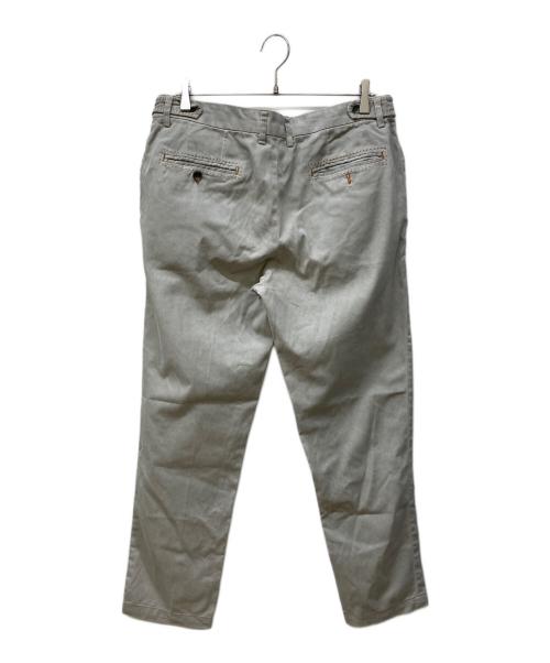 DOLCE & GABBANA（ドルチェ＆ガッバーナ）DOLCE & GABBANA (ドルチェ＆ガッバーナ) ステッチデザインパンツ ライトグレー サイズ:50の古着・服飾アイテム