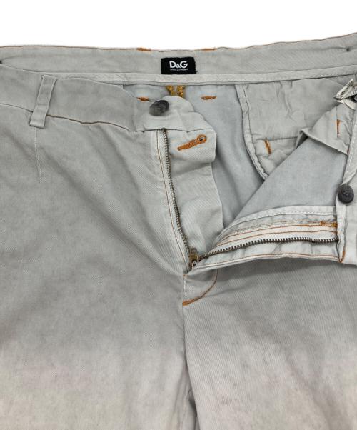 DOLCE & GABBANA（ドルチェ＆ガッバーナ）DOLCE & GABBANA (ドルチェ＆ガッバーナ) ステッチデザインパンツ ライトグレー サイズ:50の古着・服飾アイテム
