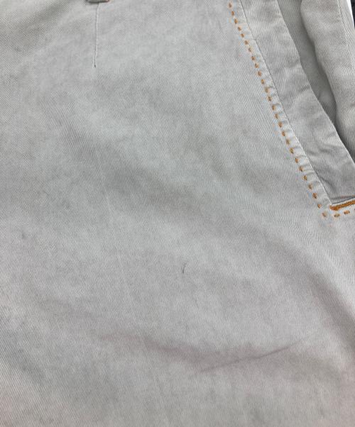 DOLCE & GABBANA（ドルチェ＆ガッバーナ）DOLCE & GABBANA (ドルチェ＆ガッバーナ) ステッチデザインパンツ ライトグレー サイズ:50の古着・服飾アイテム