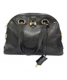 Yves Saint Laurent（イヴサンローラン）の古着「ミューズバッグ/ハンドバッグ」｜ブラウン